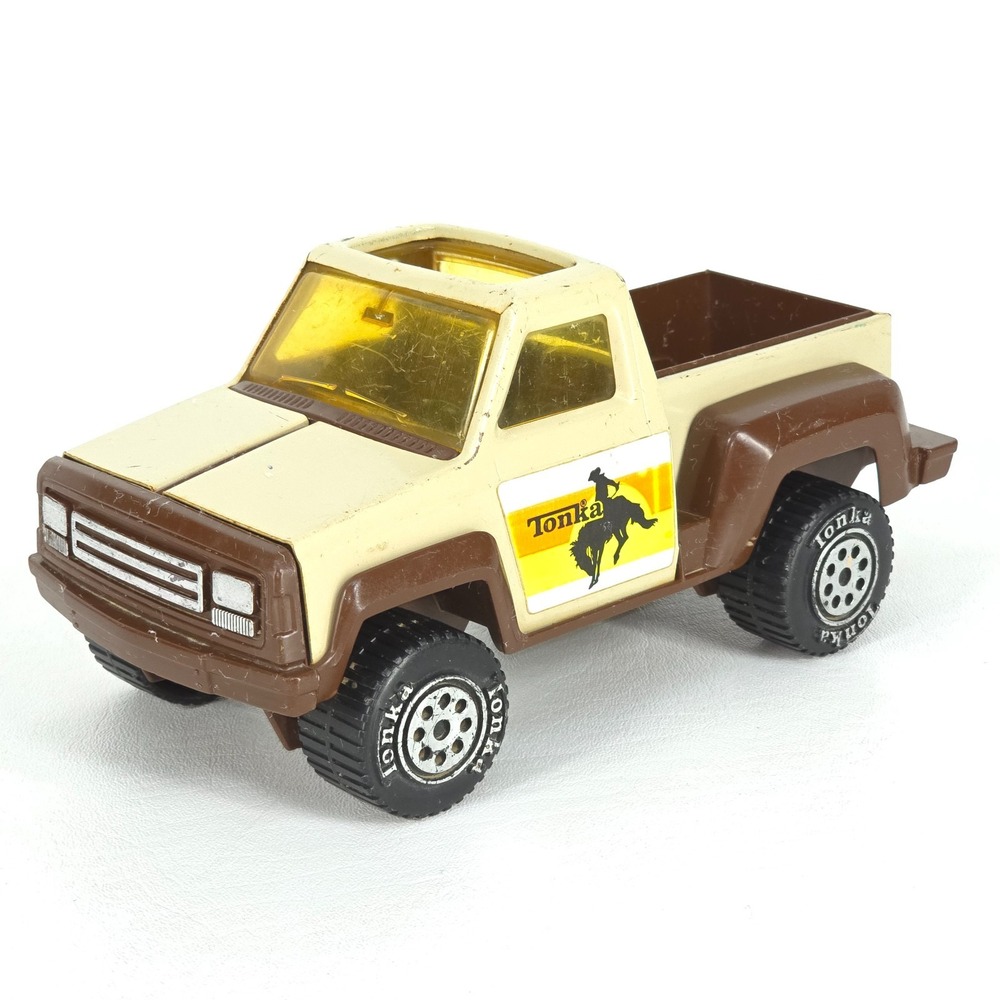 1979 TONKA Lazy T Riding Team Pickup Truck Bronco Logo Vintage Kidcore